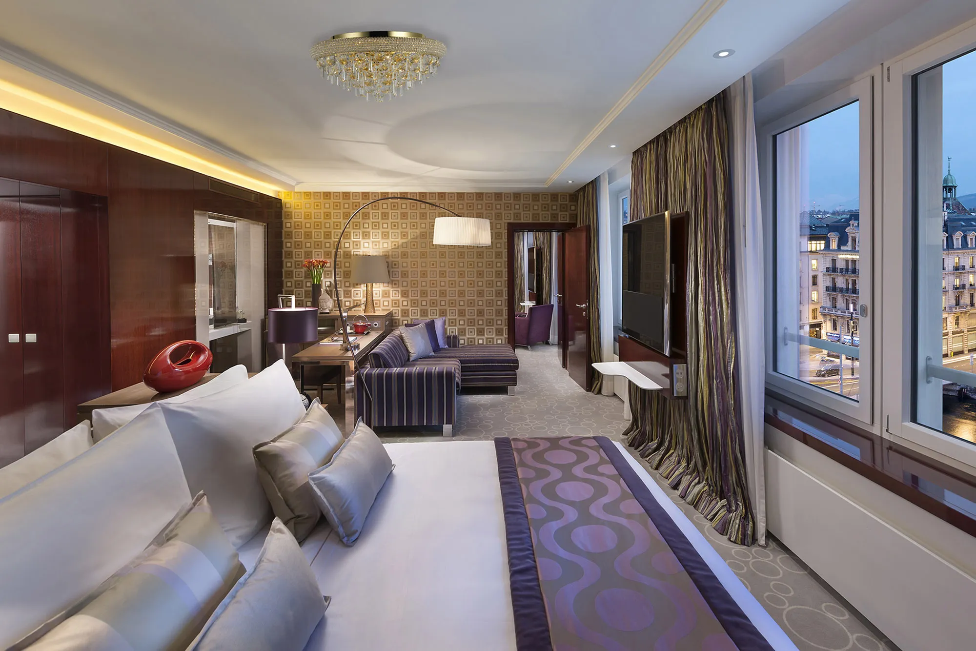 Alexandra Gold Crystal Ceiling Lights Diyas Flush Crystal Fittings